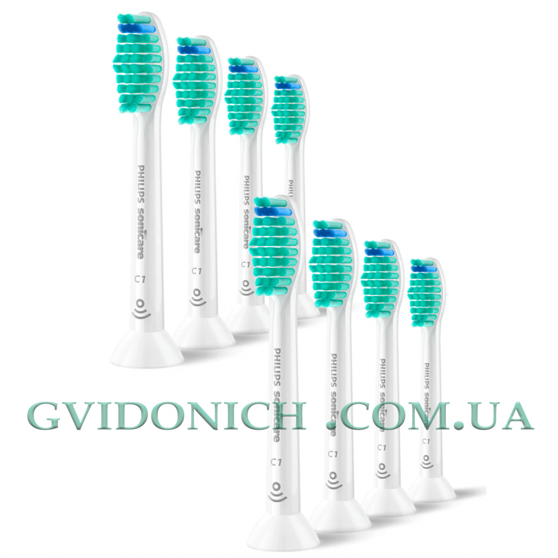Насадки для зубной щетки Philips Sonicare C1 ProResults HX6018 8 шт