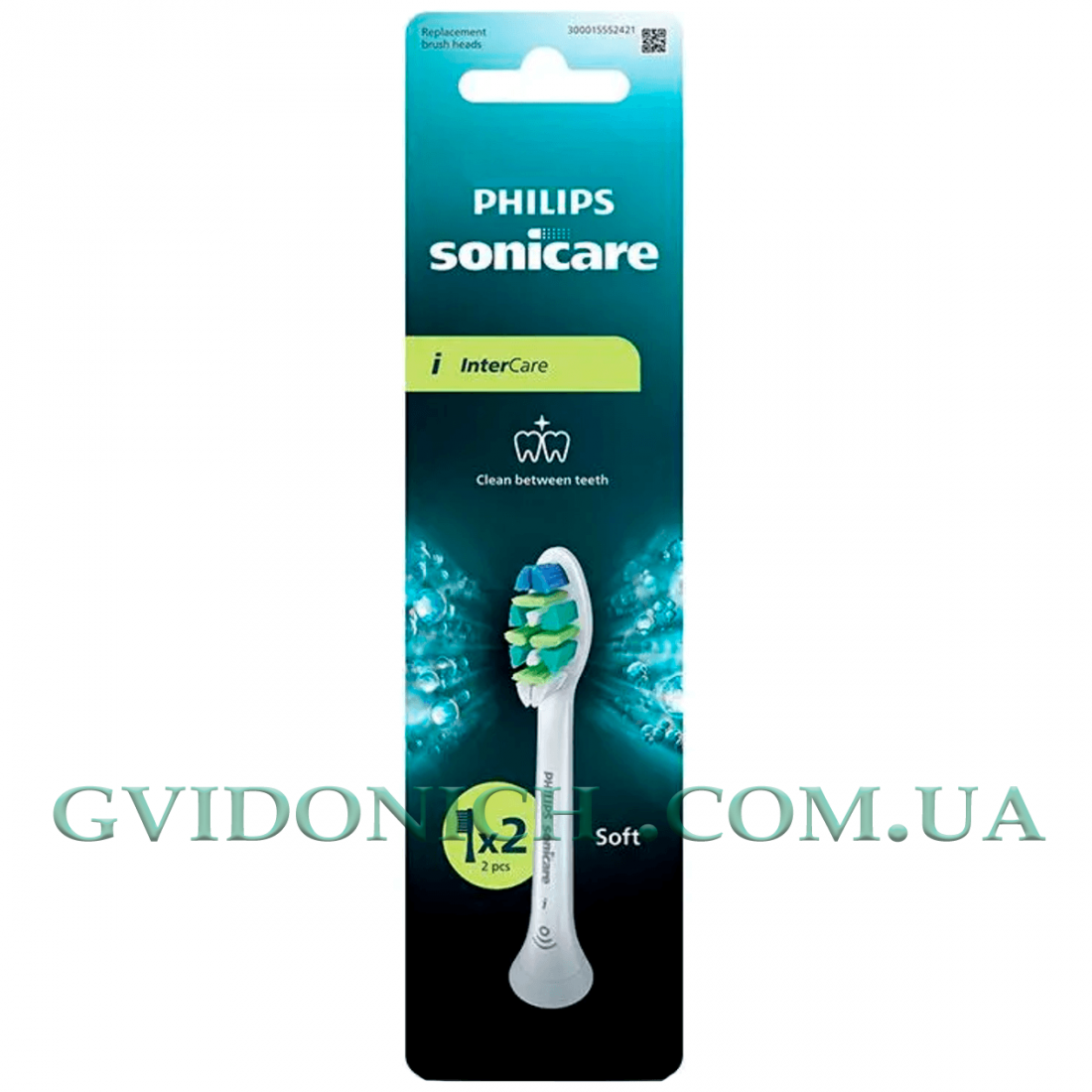 Насадки для зубной щетки Philips Sonicare InterCare HX9002/87 2 шт