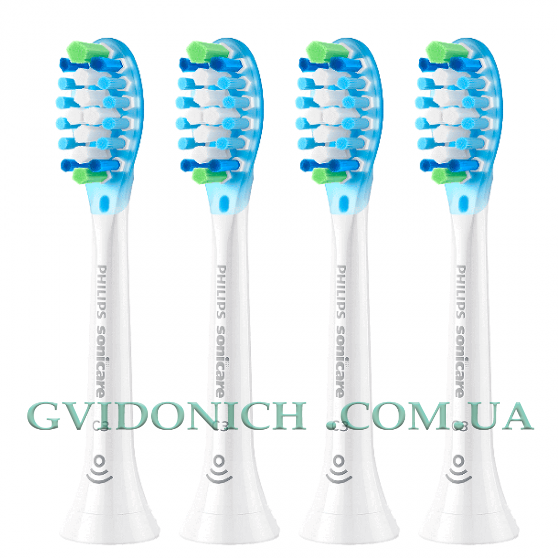 Насадки для зубной щетки Philips Sonicare C3 Premium White HX9044