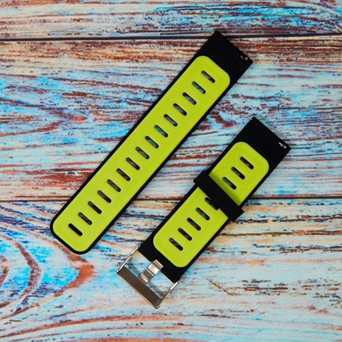 Черный верх зеленый низ ремешок Xiaomi Pace