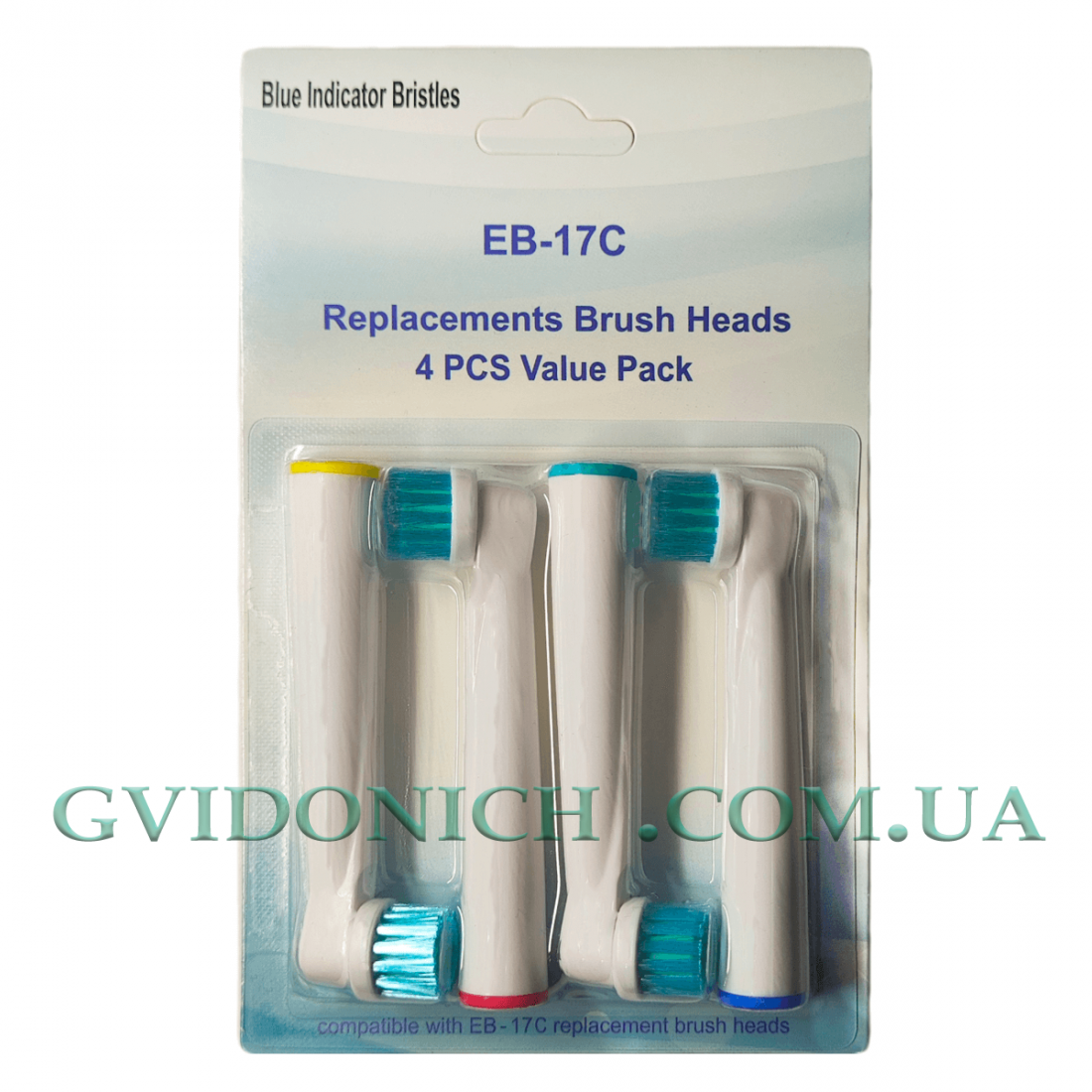 Насадка EB-17C Soft Sensitive для электрических зубных щеток Oral-B 4 шт