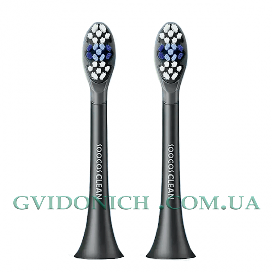 Насадки змінні для зубної щітки Soocas серії X1-X5 чорні (Black)