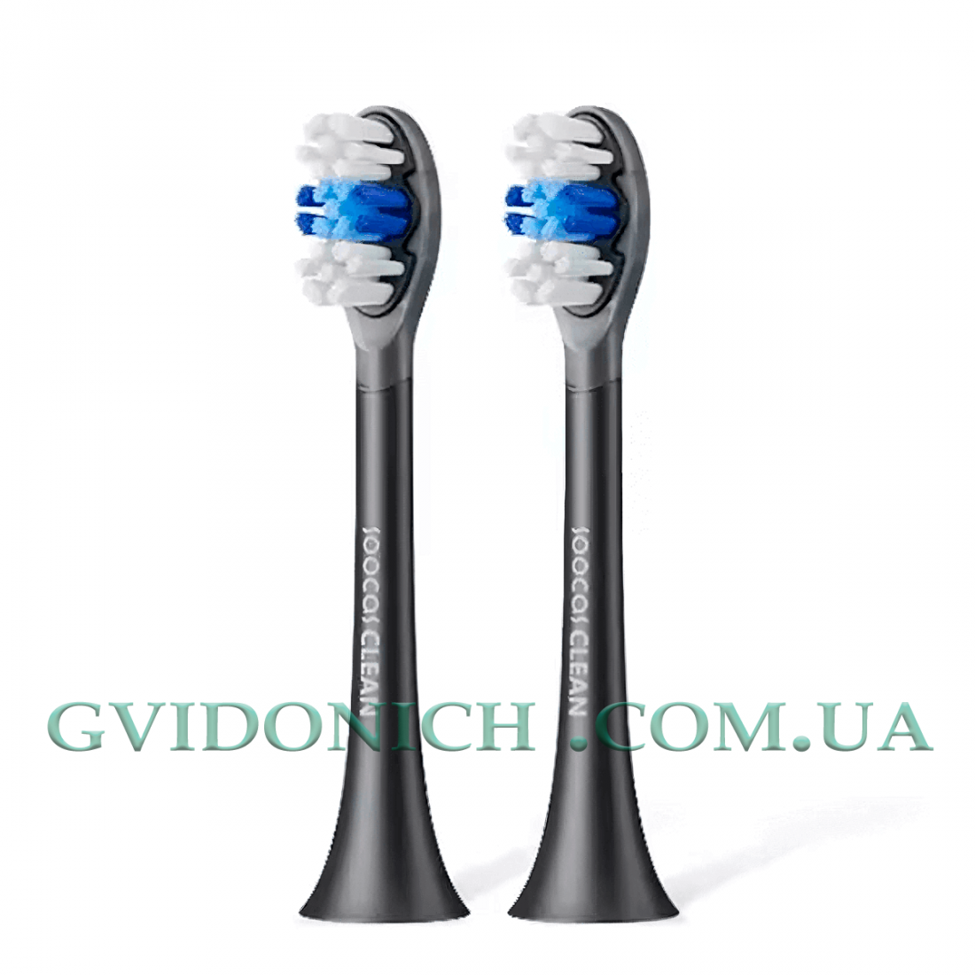 Насадки змінні для зубної щітки Soocas серії X1-X5 чорні (Black)