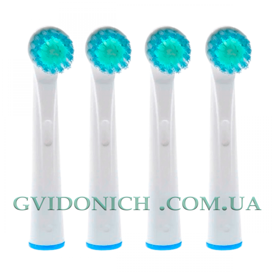 Сменные насадки EB17D Sensitive для зубных электрощеток Braun Oral-B 4 шт