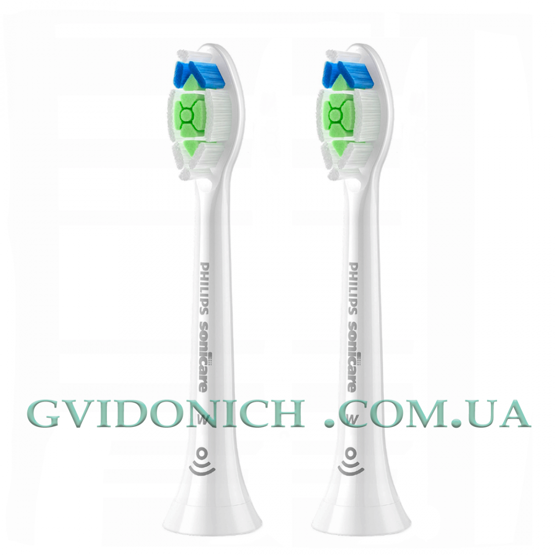 Насадки для зубної щітки Philips Sonicare Optimal White W2 Білі