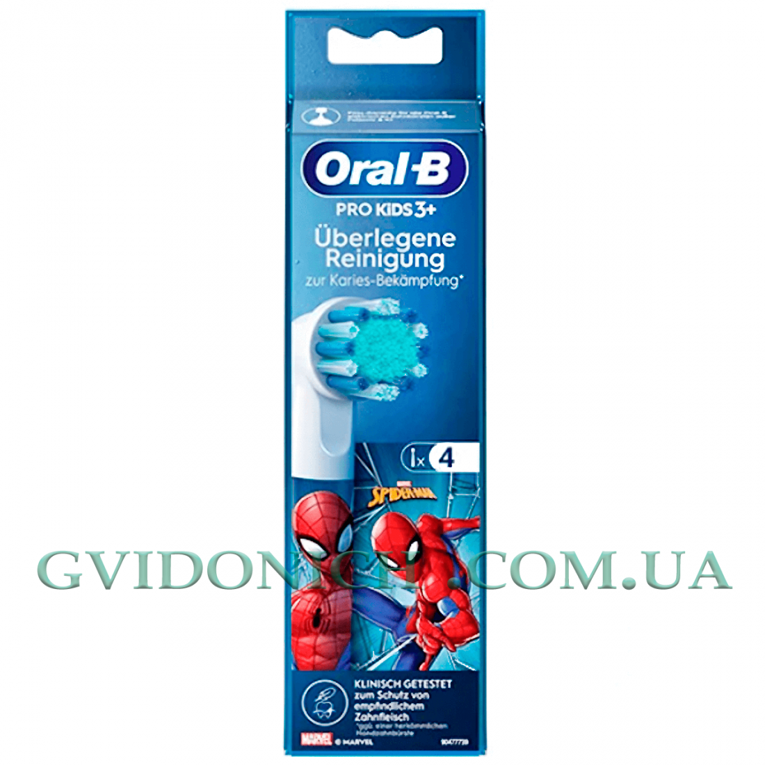 Насадки для зубной щетки Oral-B Stages Power Marvel Spider-Man 4 шт