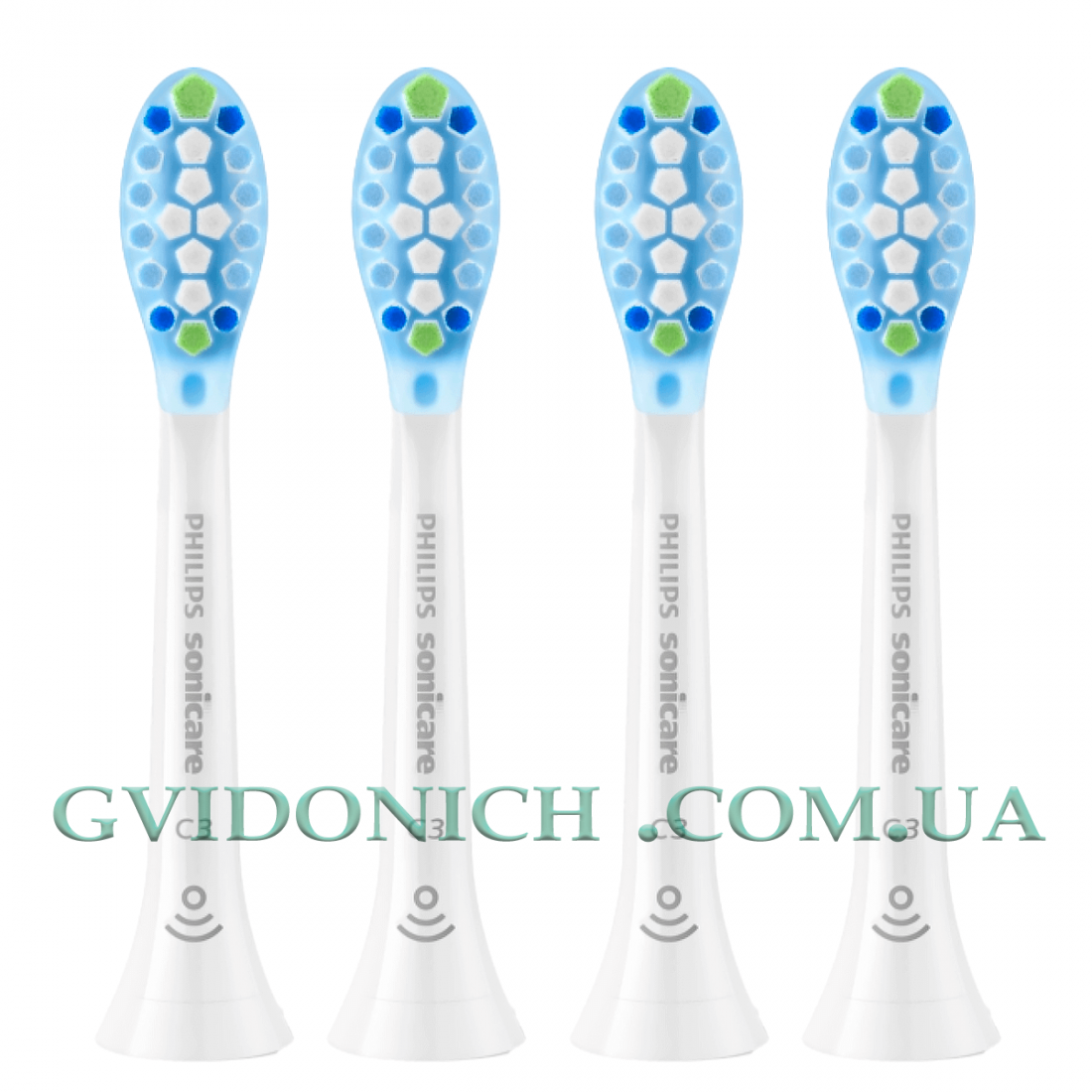 Насадки для зубной щетки Philips Sonicare C3 Premium White HX9044