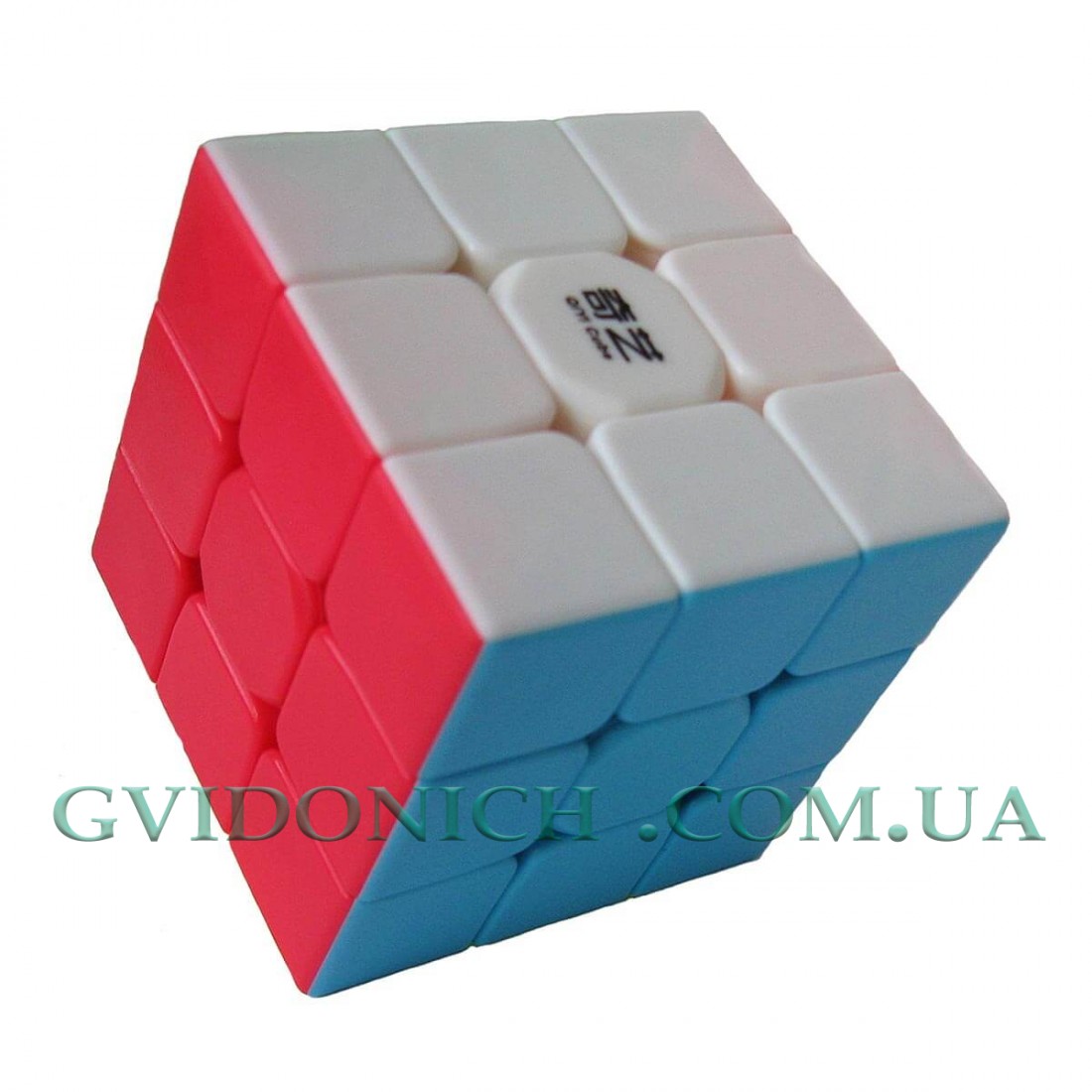 Кубик Рубик 3x3 из цветного пластика QiYi