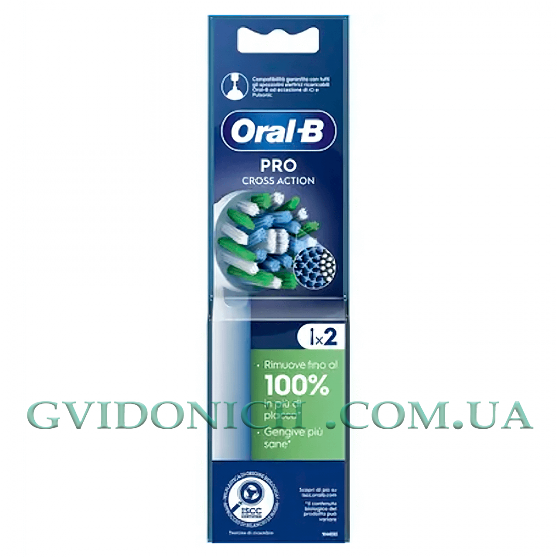 Сменная насадка для Oral-B Cross Action EB50RB  2шт 