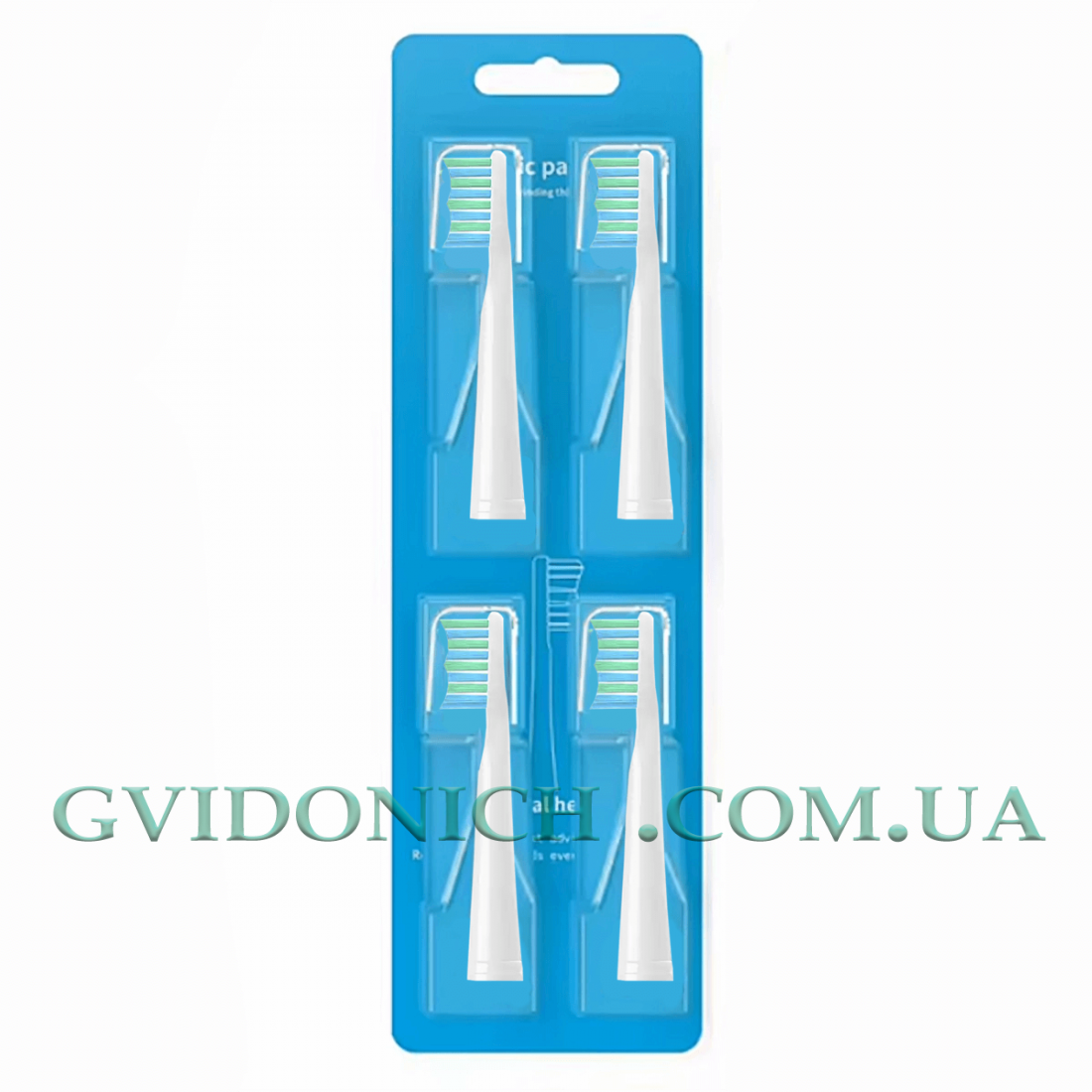 Насадки для звукової зубної щітки Seago білі 4 штуки