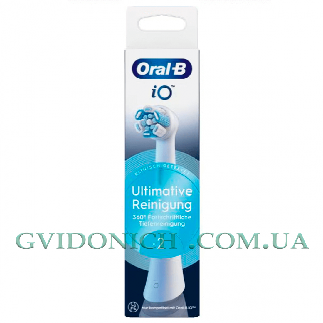 Насадки на електрощітку Oral-B iO Ultimate білого кольору 2 штуки