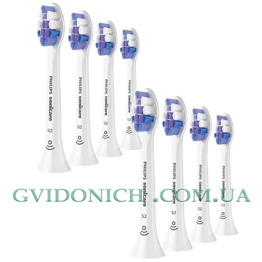 Насадки Philips Sonicare Sensitive S2 HX6058 8 шт для электрической щетки