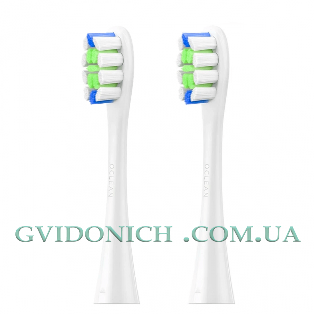 Оригинальные насадки Oclean P1C1 W02 Professional Clean, комплект 2 шт, белые