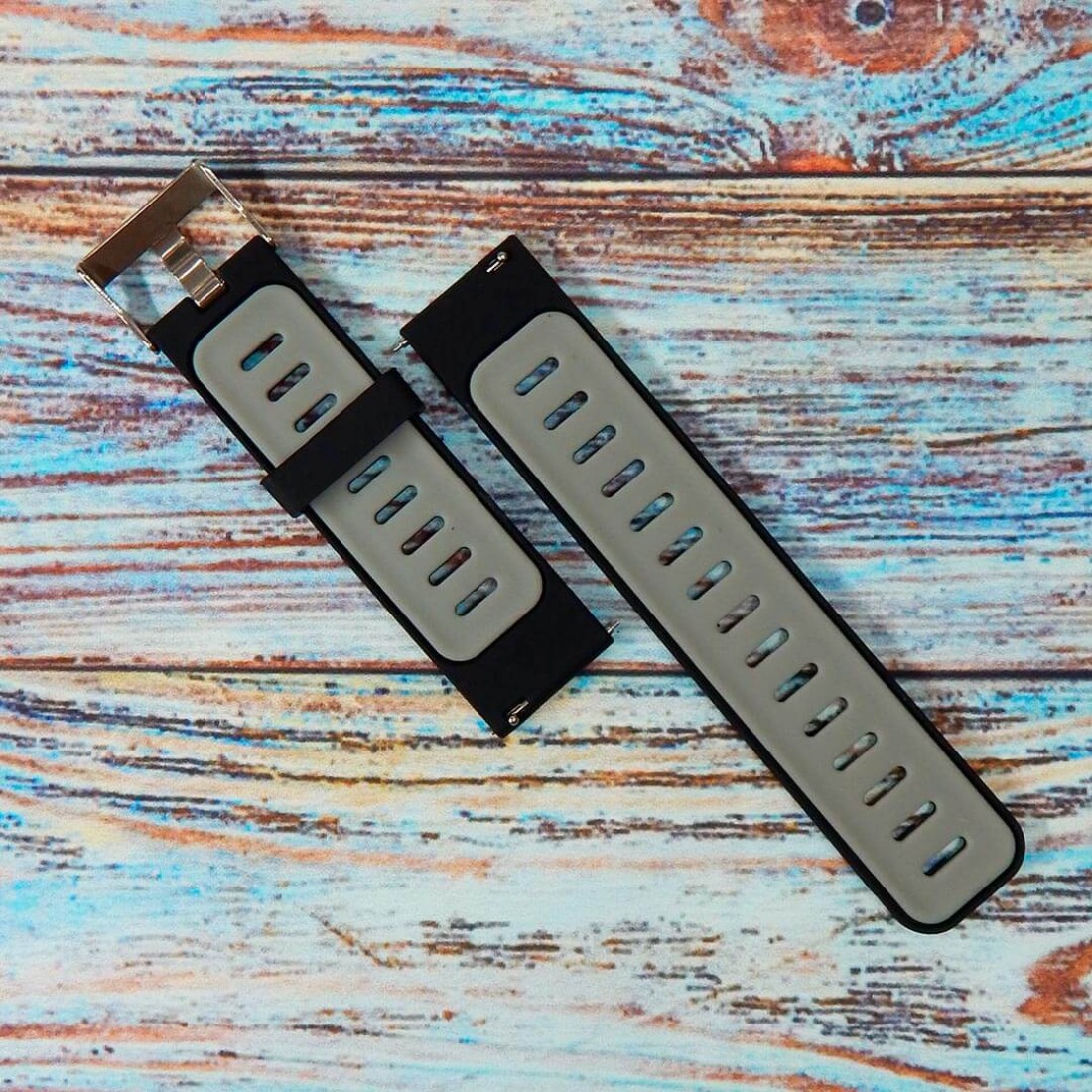 Черный верх серый низ ремешок Xiaomi Pace