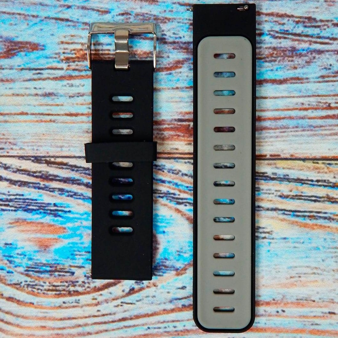 Черный верх серый низ ремешок Xiaomi Pace