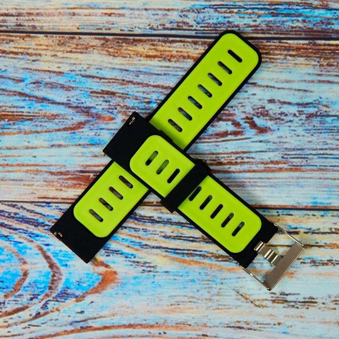 Черный верх зеленый низ ремешок Xiaomi Pace